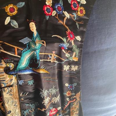 Vintage Black Kimono