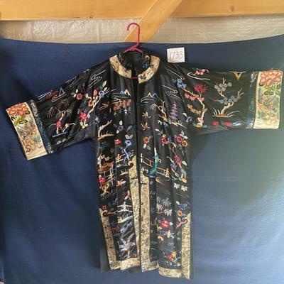 Vintage Black Kimono
