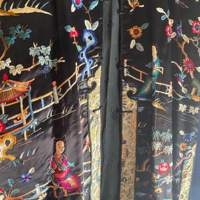 Vintage Black Kimono