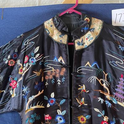 Vintage Black Kimono