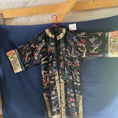 Vintage Black Kimono