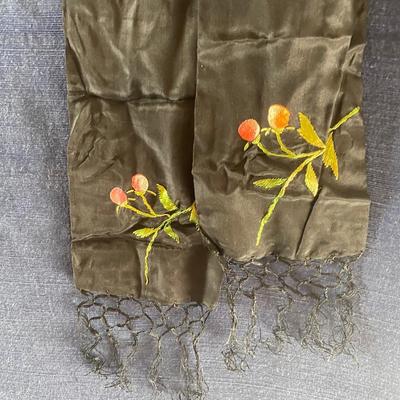 Beautiful Vintage Black Scarf