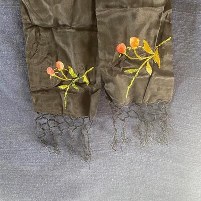 Beautiful Vintage Black Scarf