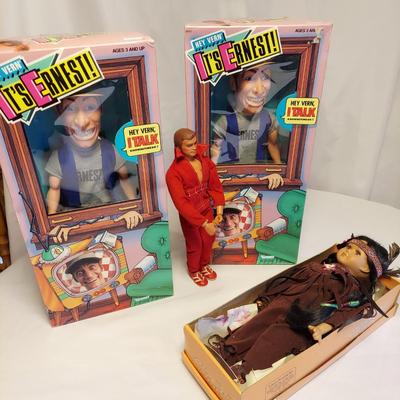 Hey Vern, It's Ernest! Dolls and Six Million Dollar Man Action Figure (LR-BBL)