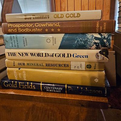 Local & Signed Books on Gold Mining, Rock Hunting, & More (O-JS)