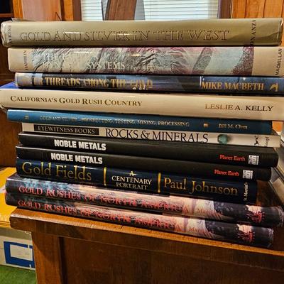 Local & Signed Books on Gold Mining, Rock Hunting, & More (O-JS)