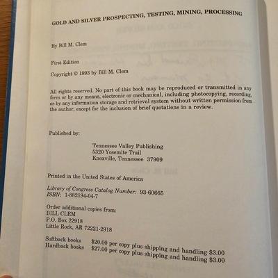 Local & Signed Books on Gold Mining, Rock Hunting, & More (O-JS)