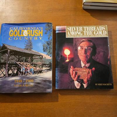 Local & Signed Books on Gold Mining, Rock Hunting, & More (O-JS)