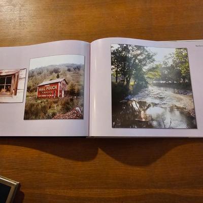 Topography Map, Artist Signed WNC Books & Pottery (O-JS)