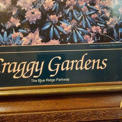 Topography Map, Artist Signed WNC Books & Pottery (O-JS)