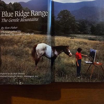 Topography Map, Artist Signed WNC Books & Pottery (O-JS)