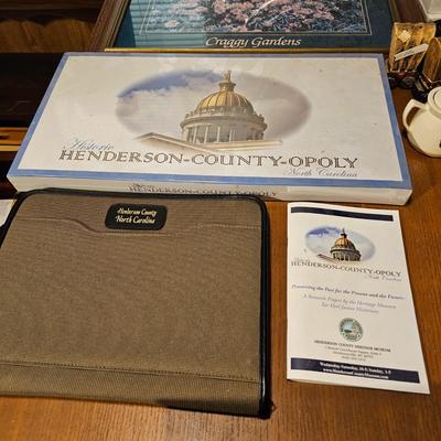 Topography Map, Artist Signed WNC Books & Pottery (O-JS)