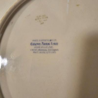 Topography Map, Artist Signed WNC Books & Pottery (O-JS)