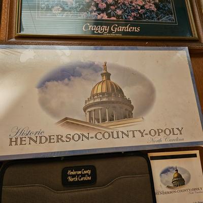 Topography Map, Artist Signed WNC Books & Pottery (O-JS)