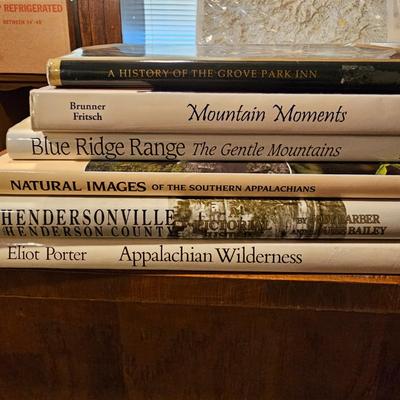 Topography Map, Artist Signed WNC Books & Pottery (O-JS)