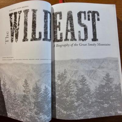 Topography Map, Artist Signed WNC Books & Pottery (O-JS)