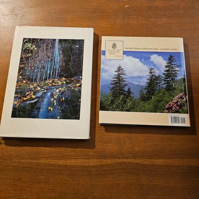 Topography Map, Artist Signed WNC Books & Pottery (O-JS)