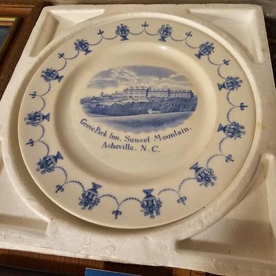 Topography Map, Artist Signed WNC Books & Pottery (O-JS)