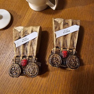 Topography Map, Artist Signed WNC Books & Pottery (O-JS)