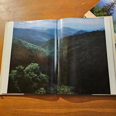 Topography Map, Artist Signed WNC Books & Pottery (O-JS)