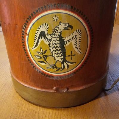 Two Metal Milk Can Lamps  (O-JS)