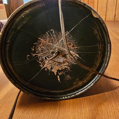 Two Metal Milk Can Lamps  (O-JS)