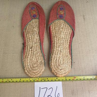Vintage Woven Slippers