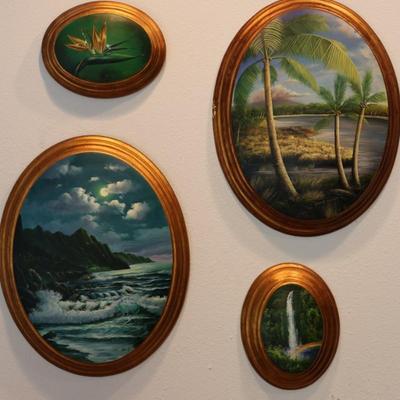 Handpainted Hawaii Art by Zheng Xin