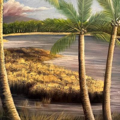 Handpainted Hawaii Art by Zheng Xin