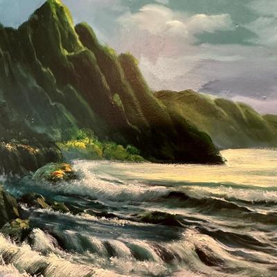 Handpainted Hawaii Art by Zheng Xin
