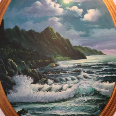 Handpainted Hawaii Art by Zheng Xin