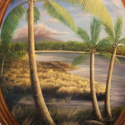 Handpainted Hawaii Art by Zheng Xin