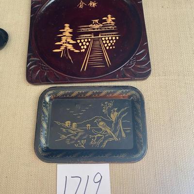Vintage Japanese Hand Carved Tray