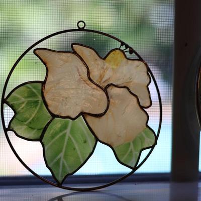 Stained Glass Window Panels - (5) Total