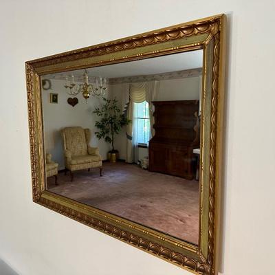 Large Gold Framed Mirror