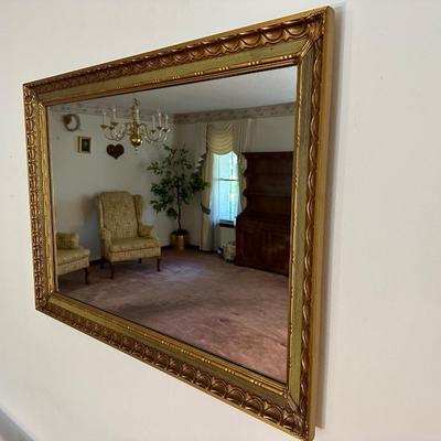 Large Gold Framed Mirror