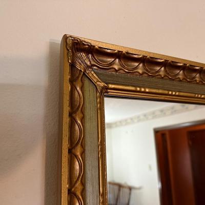 Large Gold Framed Mirror