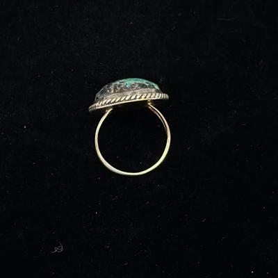 Turquoise and Sterling Silver Ring