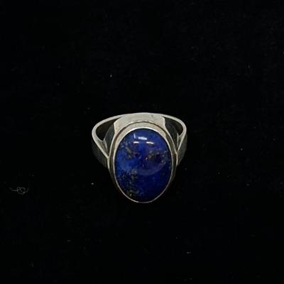 Lapis Lazuli and Sterling Silver Ring