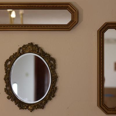 (3) Decorative Mirrors