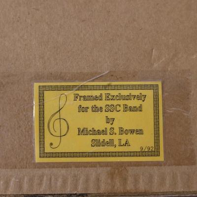 Framed French Quarter New Orleans Vintage 1975, By: A.Dedlila