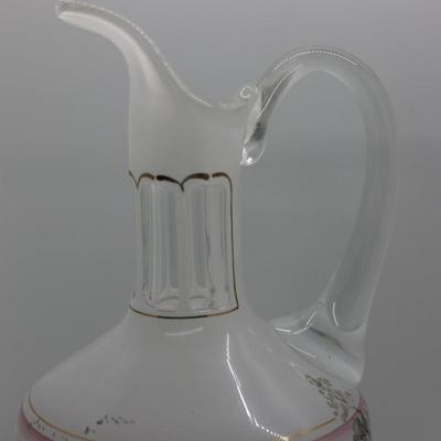 Beautiful Decanter with Four (4) Shot Glasses