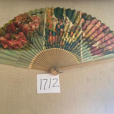 Vintage Hand Folding Fan