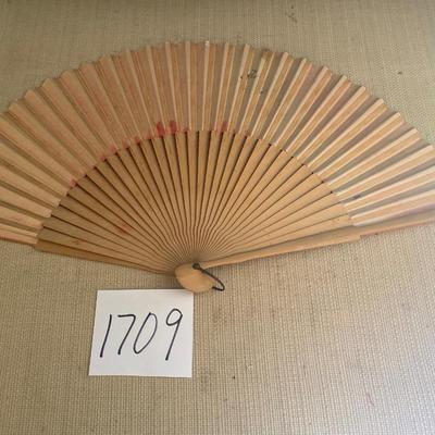Vintage Spanish Hand Held Folding Fan