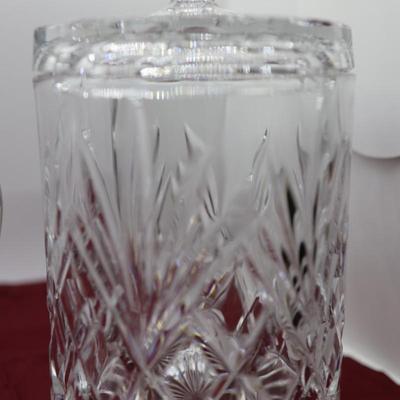 Crystal Pitcher & Ice Bucket/Biscuit Jar
