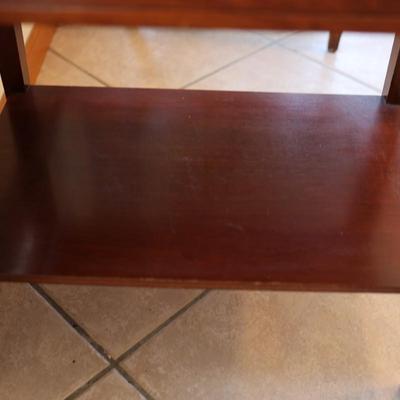 Mersman Walnut Side Table With Drawer