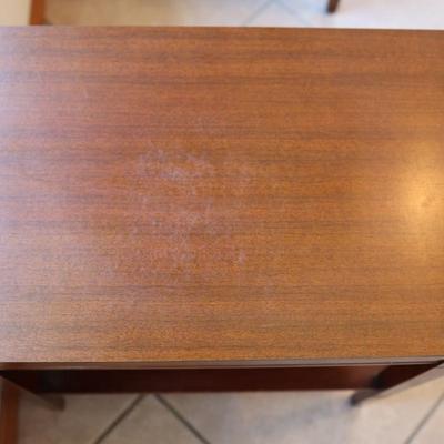 Mersman Walnut Side Table With Drawer