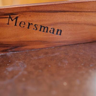 Mersman Walnut Side Table With Drawer