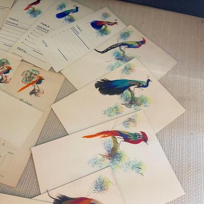 Vintage Hand Sewn Bridge Score Cards