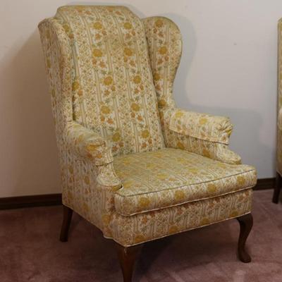 Pair of Key City Vintage Wing Chairs